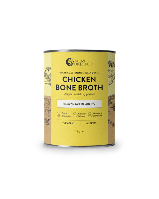 Nutra Organics Chicken Bone Broth | Turmeric | 125g