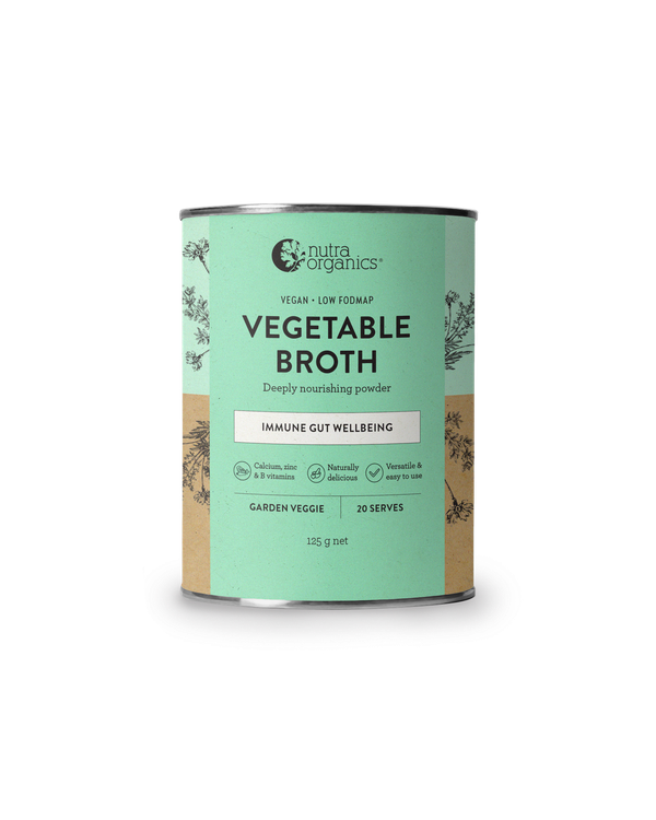 Nutra Organics Vegetable Broth | Garden Veggie | 125g