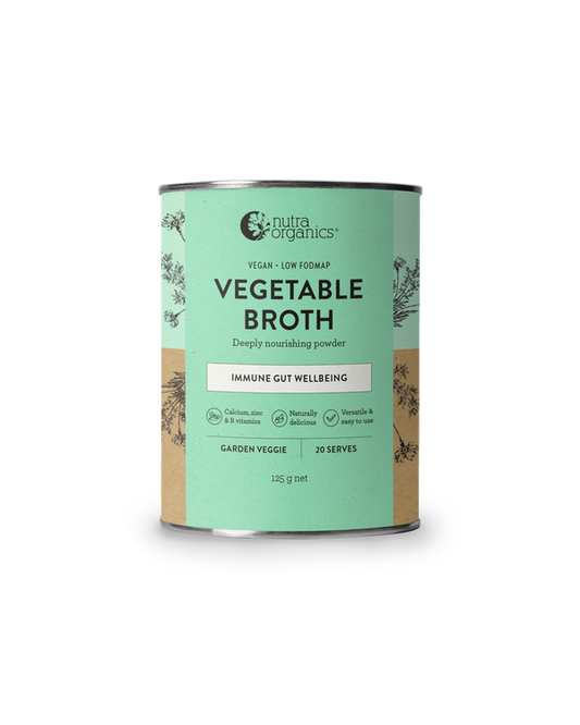 Nutra Organics Vegetable Broth | Garden Veggie | 125g