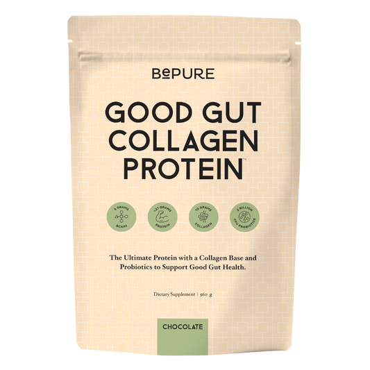 Be Pure Good Gut Collagen Protein | Refill | Chocolate | 560g
