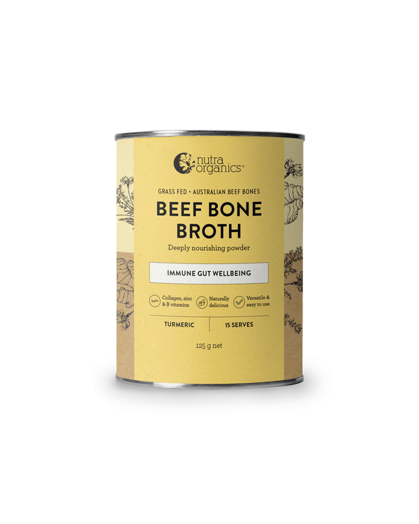Nutra Organics Beef Bone Broth | Turmeric | 125g