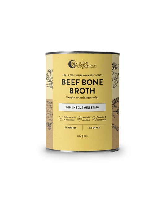 Nutra Organics Beef Bone Broth  | Turmeric | 125g