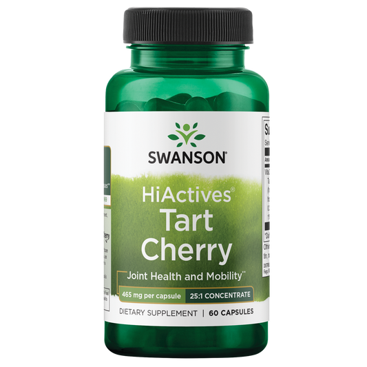 Swanson Tart Cherry HiActive 465mg 60 caps