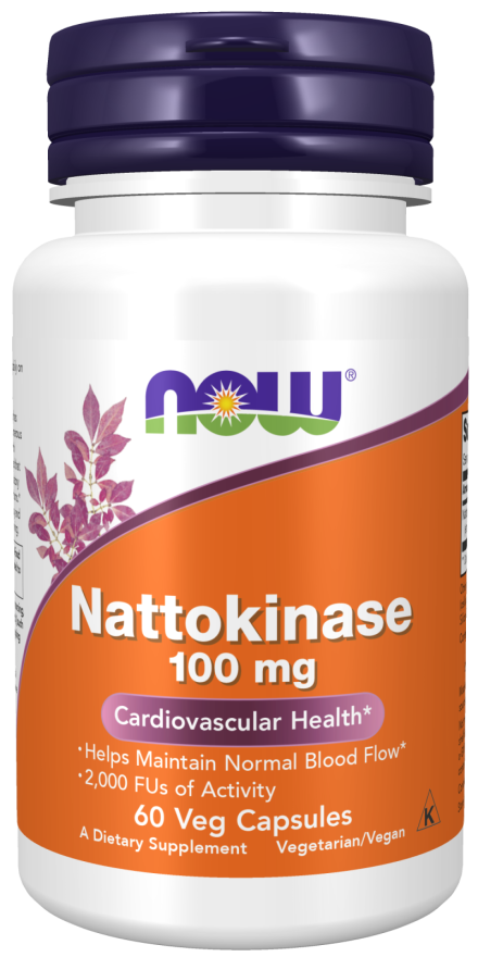 NOW Nattokinase 100 mg 60 veg caps