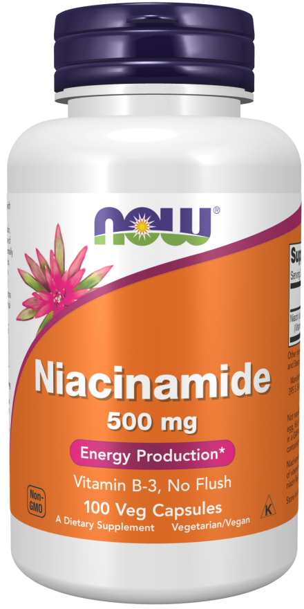 NOW Niacinamide 500mg 100 caps