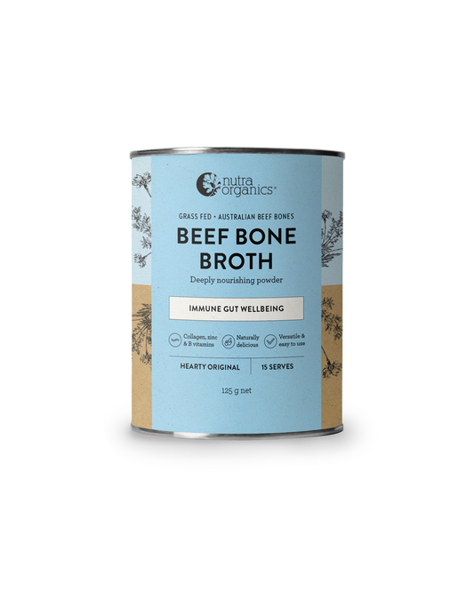 Nutra Organics Beef Bone Broth  | Hearty Original | 125g