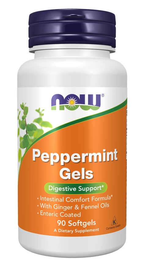 NOW Peppermint softgels 90 caps
