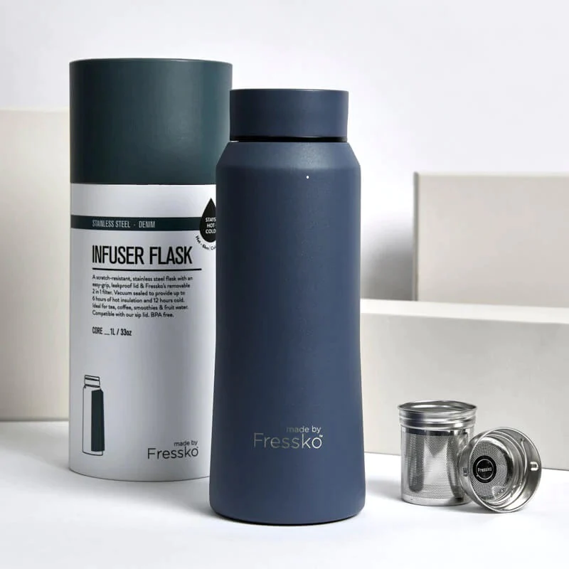 Fressko Infuser Flask | Core | 1L | Denim