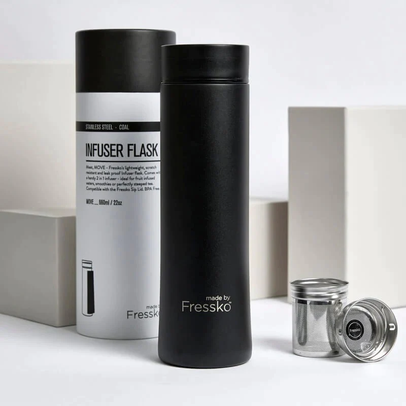 Fressko Infuser Flask | Move | 660ml | Coal