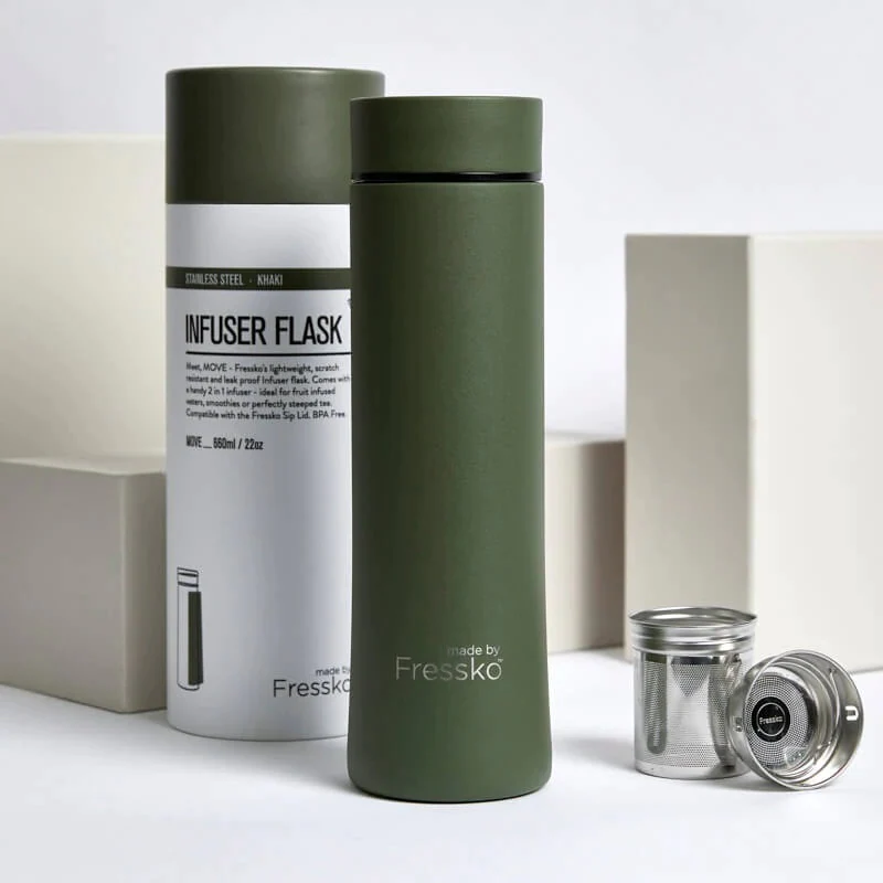 Infuser Flask | Move _ 660ml/22oz | Khaki