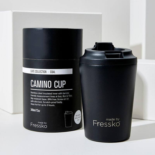 Fressko Reusable Cup | Camino | 12oz | Coal