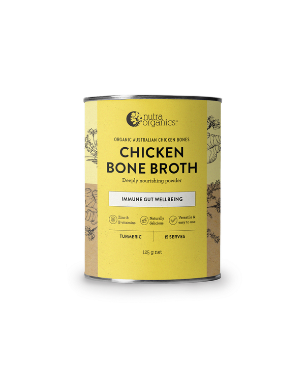 Nutra Organics Chicken Bone Broth | Turmeric | 125g