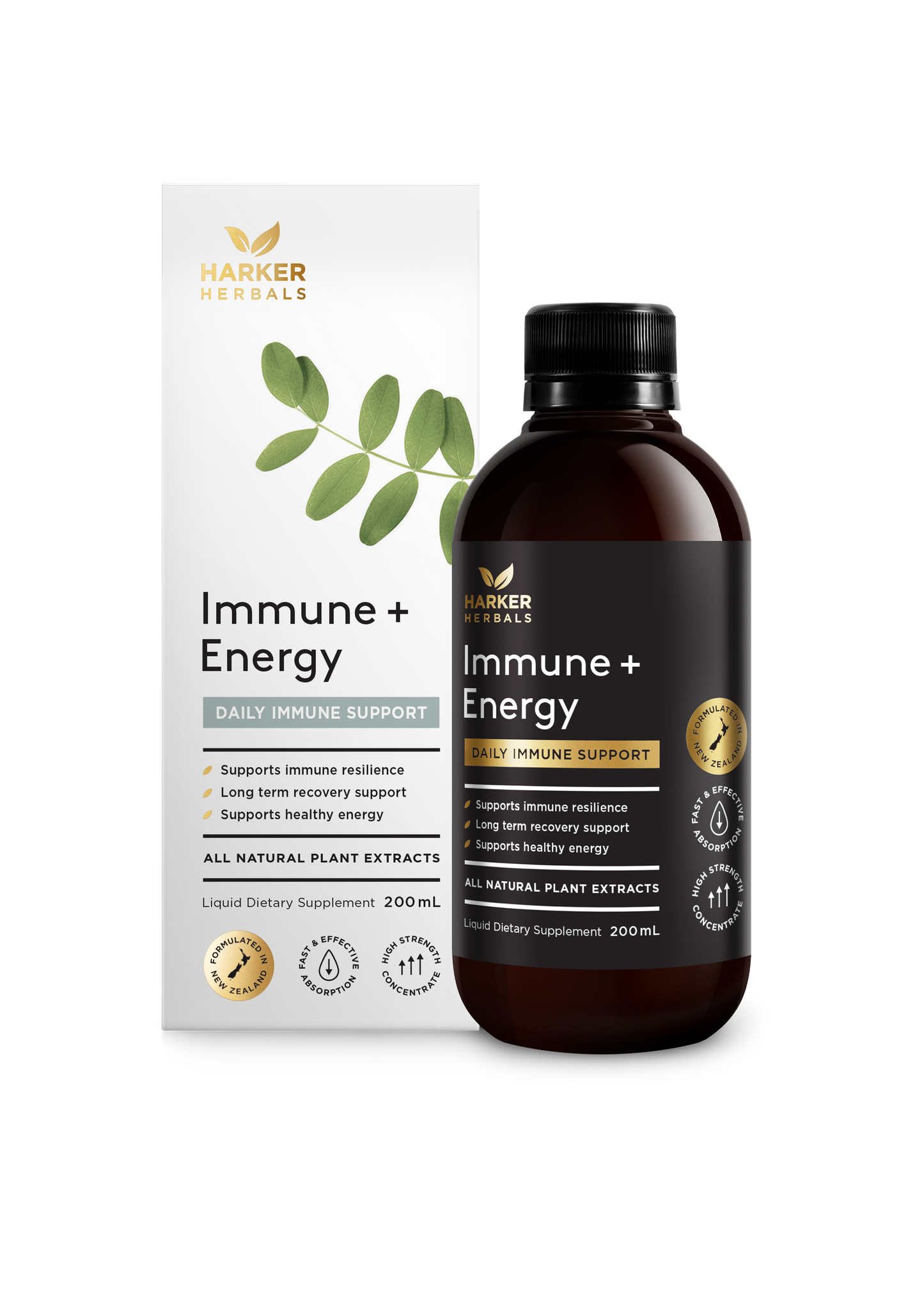 Harker Herbals Immune + Energy 200ml