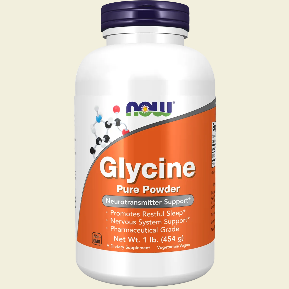 NOW Glycine Pure Powder 454 g