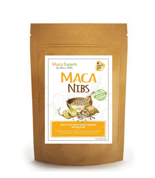 Seleno Health Maca Experts Organic Activated Yellow Maca Nibs | 300g