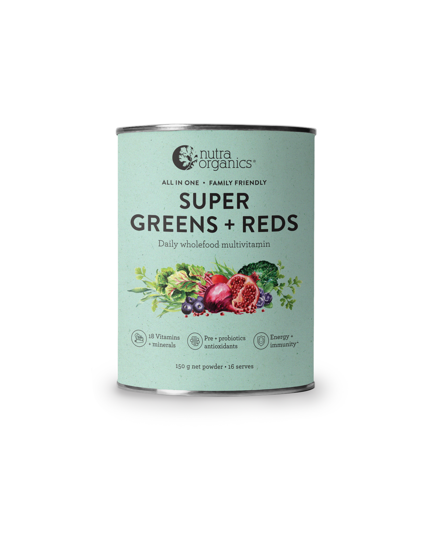 Nutra Organics Super Greens + Reds | 300g