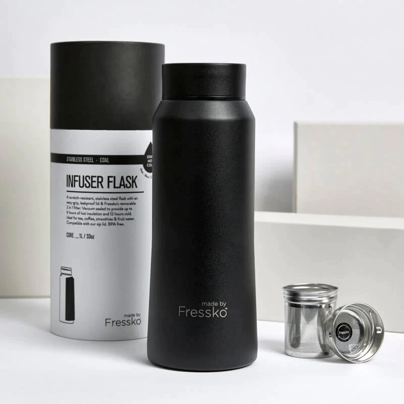 Infuser Flask | Core _ 1l/ 33oz | Coal