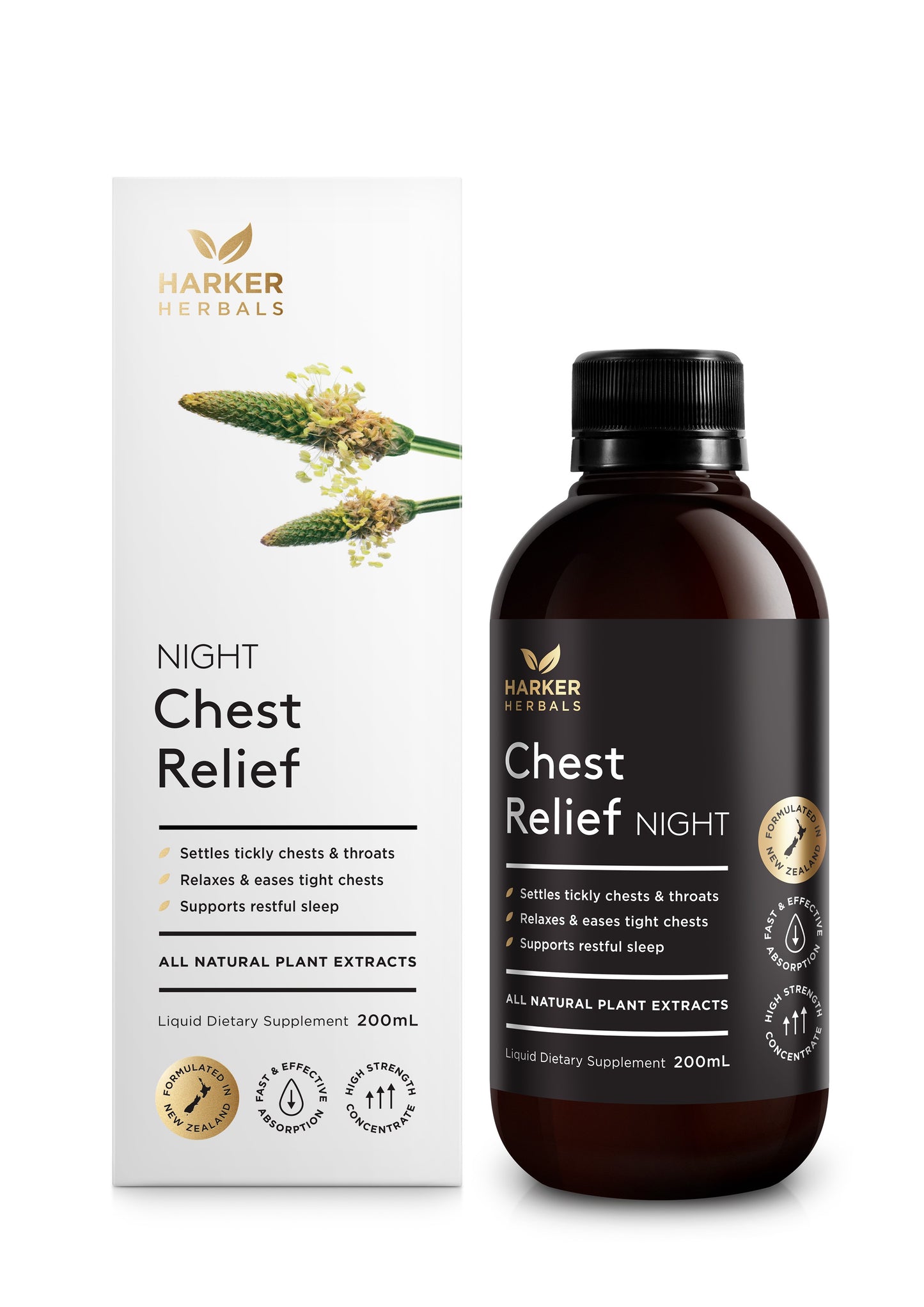 Harker Herbals Be Well Night Chest Relief Syrup | 200ml