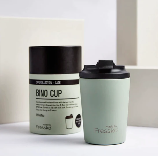 Reusable Bino Cup 8oz | Sage